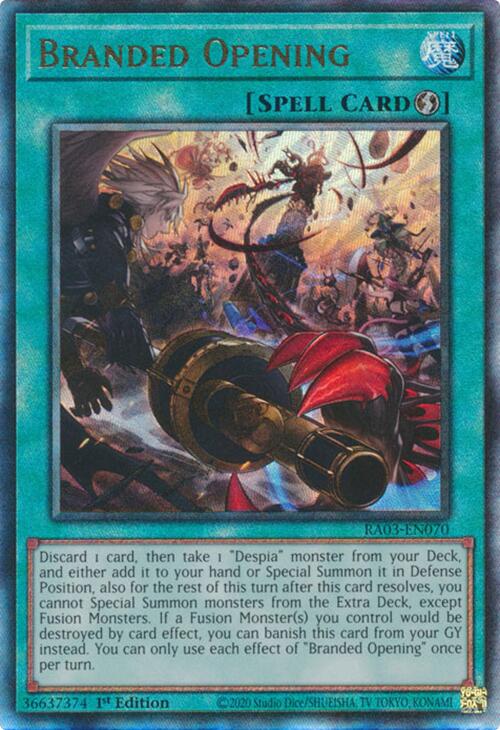Branded Opening (UTR) [RA03-EN070] Prismatic Ultimate Rare | Exor Games Truro