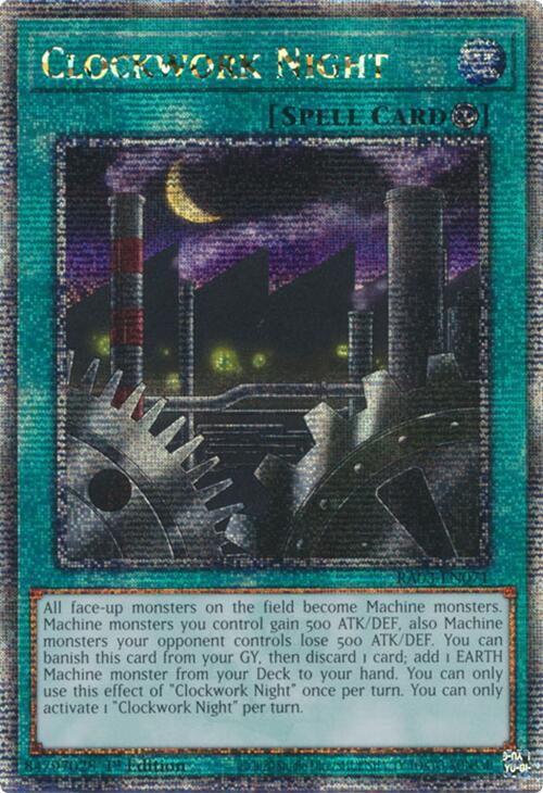 Clockwork Night (Quarter Century Secret Rare) [RA03-EN071] Quarter Century Secret Rare | Exor Games Truro