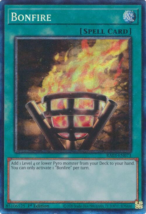 Bonfire (CR) [RA03-EN073] Prismatic Collector's Rare | Exor Games Truro