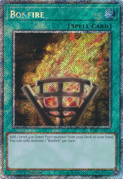 Bonfire (Platinum Secret Rare) [RA03-EN073] Platinum Secret Rare | Exor Games Truro