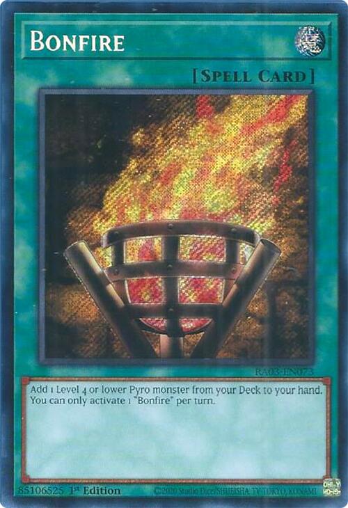 Bonfire (Secret Rare) [RA03-EN073] Secret Rare | Exor Games Truro