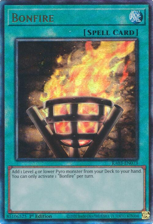 Bonfire (UTR) [RA03-EN073] Prismatic Ultimate Rare | Exor Games Truro