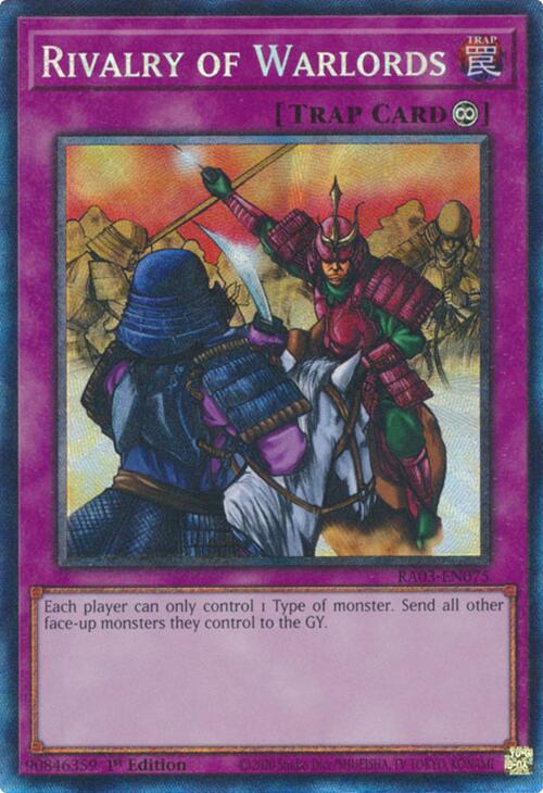 Rivalry of Warlords (CR) [RA03-EN075] Prismatic Collector's Rare | Exor Games Truro