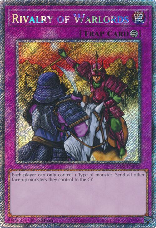 Rivalry of Warlords (Platinum Secret Rare) [RA03-EN075] Platinum Secret Rare | Exor Games Truro