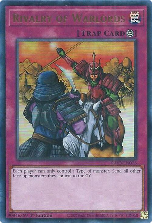 Rivalry of Warlords (UR) [RA03-EN075] Ultra Rare | Exor Games Truro