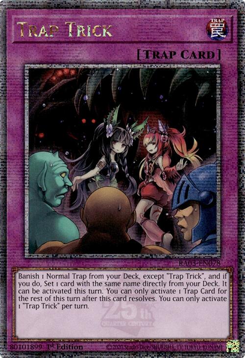 Trap Trick (Quarter Century Secret Rare) [RA03-EN078] Quarter Century Secret Rare | Exor Games Truro