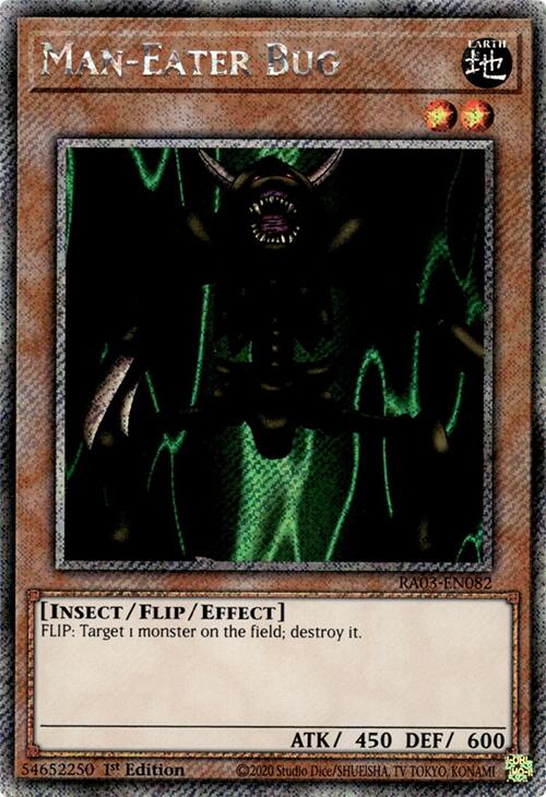 Man-Eater Bug (Platinum Secret Rare) [RA03-EN082] Platinum Secret Rare | Exor Games Truro