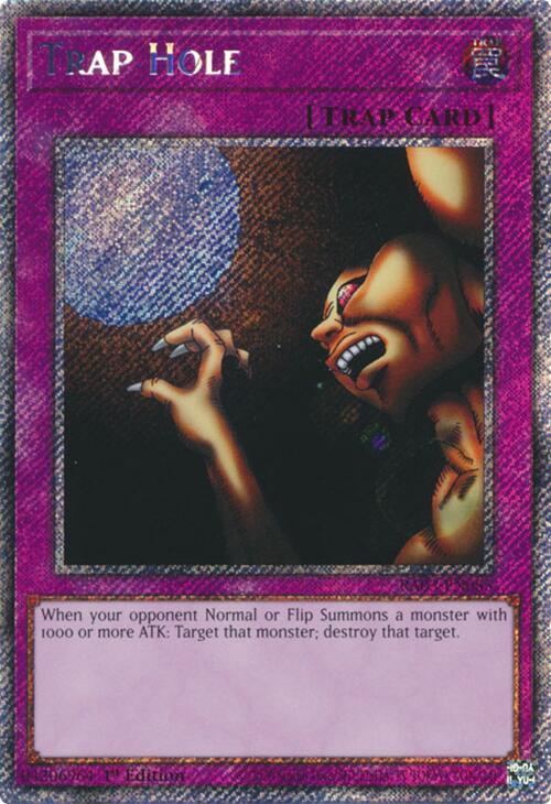 Trap Hole (Platinum Secret Rare) [RA03-EN085] Platinum Secret Rare | Exor Games Truro
