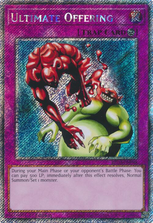 Ultimate Offering (Platinum Secret Rare) [RA03-EN088] Platinum Secret Rare | Exor Games Truro
