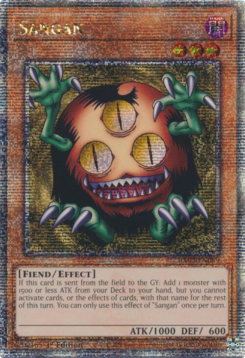 Sangan (Quarter Century Secret Rare) [RA03-EN089] Quarter Century Secret Rare | Exor Games Truro