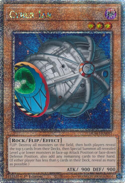 Cyber Jar (Quarter Century Secret Rare) [RA03-EN095] Quarter Century Secret Rare | Exor Games Truro