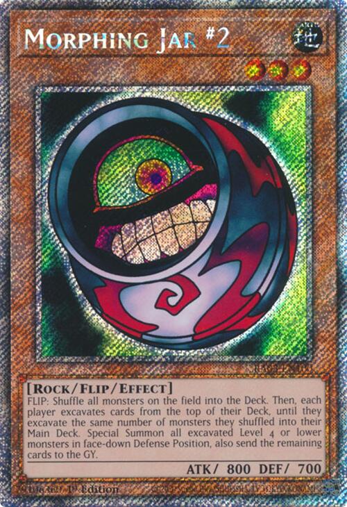 Morphing Jar #2 (Platinum Secret Rare) [RA03-EN100] Platinum Secret Rare | Exor Games Truro