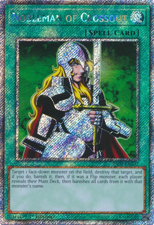 Nobleman of Crossout (Platinum Secret Rare) [RA03-EN102] Platinum Secret Rare | Exor Games Truro