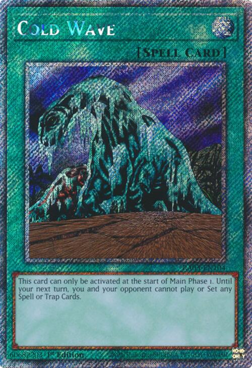 Cold Wave (Platinum Secret Rare) [RA03-EN104] Platinum Secret Rare | Exor Games Truro