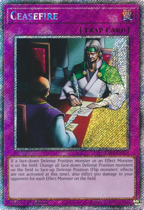 Ceasefire (Platinum Secret Rare) [RA03-EN105] Platinum Secret Rare | Exor Games Truro