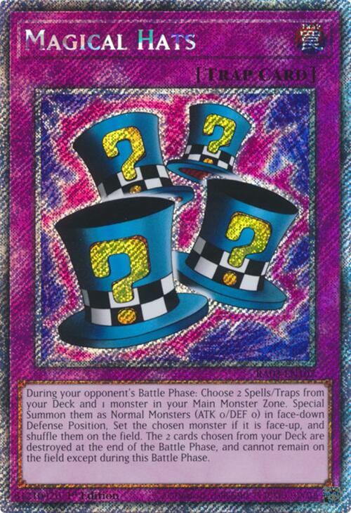 Magical Hats (Platinum Secret Rare) [RA03-EN107] Platinum Secret Rare | Exor Games Truro