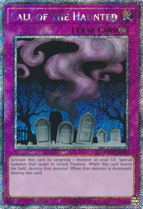 Call of the Haunted (Platinum Secret Rare) [RA03-EN108] Platinum Secret Rare | Exor Games Truro