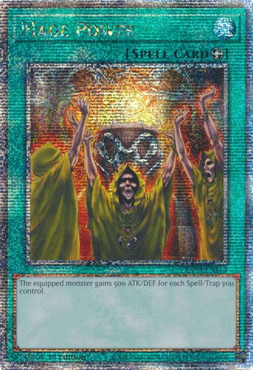 Mage Power (Quarter Century Secret Rare) [RA03-EN113] Quarter Century Secret Rare | Exor Games Truro