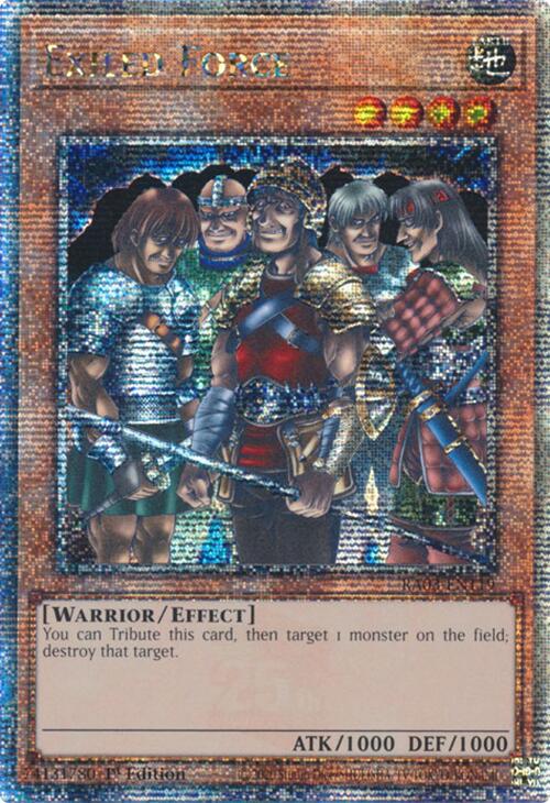 Exiled Force (Quarter Century Secret Rare) [RA03-EN119] Quarter Century Secret Rare | Exor Games Truro