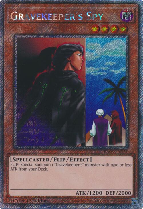 Gravekeeper's Spy (Platinum Secret Rare) [RA03-EN121] Platinum Secret Rare | Exor Games Truro