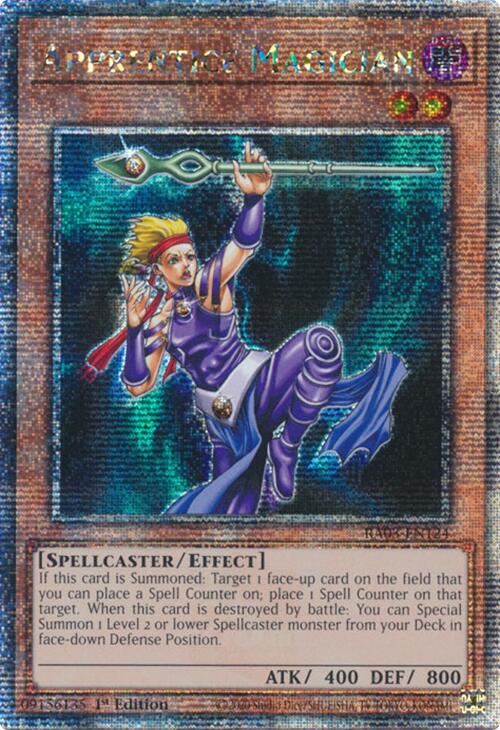 Apprentice Magician (Quarter Century Secret Rare) [RA03-EN124] Quarter Century Secret Rare | Exor Games Truro