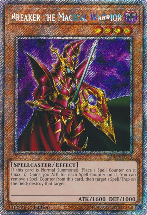 Breaker the Magical Warrior (Platinum Secret Rare) [RA03-EN125] Platinum Secret Rare | Exor Games Truro
