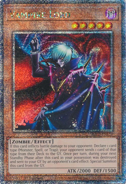 Vampire Lord (Quarter Century Secret Rare) [RA03-EN128] Quarter Century Secret Rare | Exor Games Truro