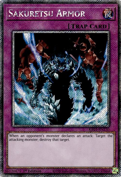 Sakuretsu Armor (Platinum Secret Rare) [RA03-EN130] Platinum Secret Rare | Exor Games Truro