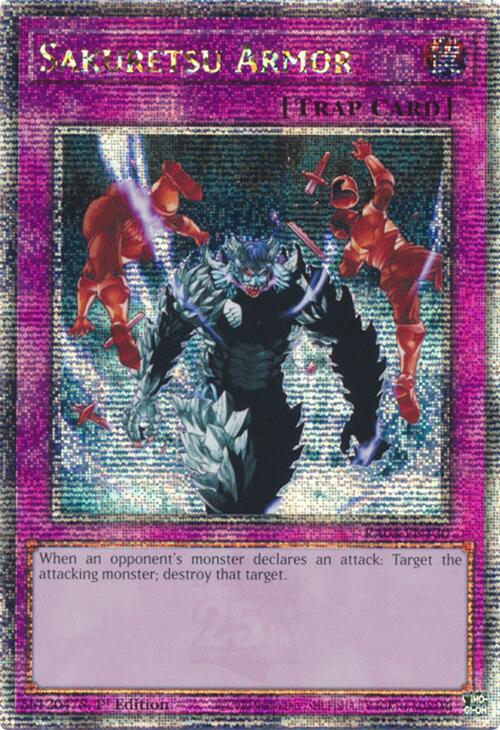 Sakuretsu Armor (Quarter Century Secret Rare) [RA03-EN130] Quarter Century Secret Rare | Exor Games Truro