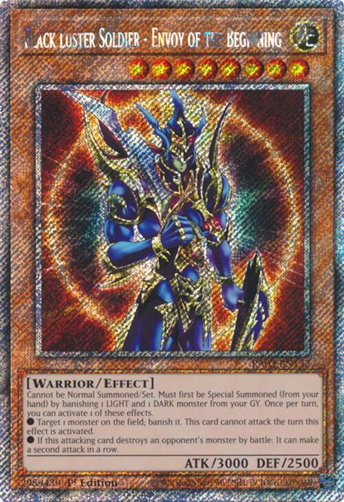 Black Luster Soldier - Envoy of the Beginning (Platinum Secret Rare) [RA03-EN132] Platinum Secret Rare | Exor Games Truro