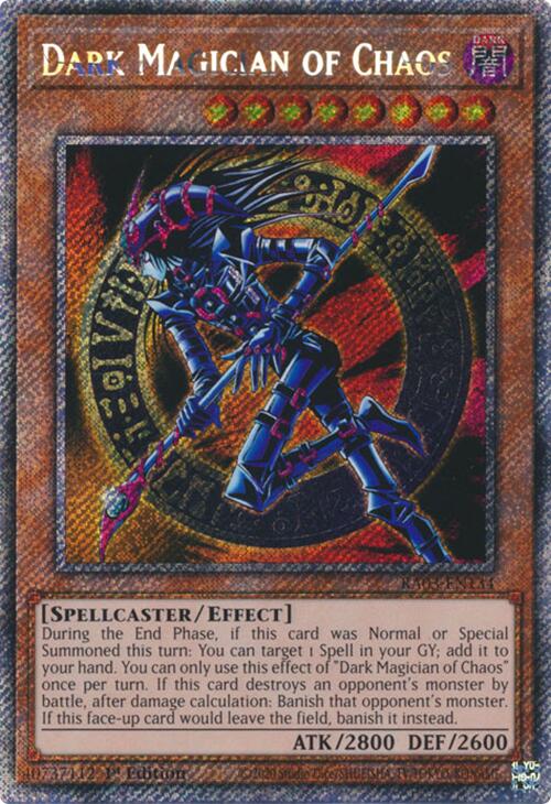 Dark Magician of Chaos (Platinum Secret Rare) [RA03-EN134] Platinum Secret Rare | Exor Games Truro