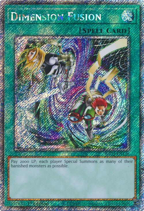 Dimension Fusion (Platinum Secret Rare) [RA03-EN136] Platinum Secret Rare | Exor Games Truro