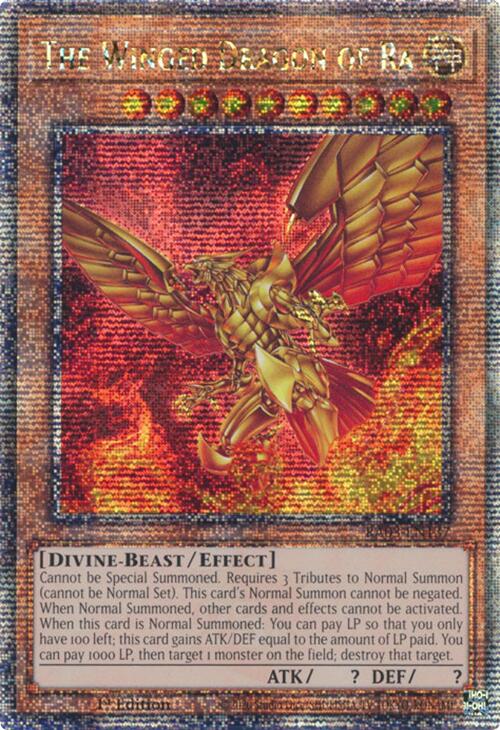 The Winged Dragon of Ra (Quarter Century Secret Rare) [RA03-EN137] Quarter Century Secret Rare | Exor Games Truro