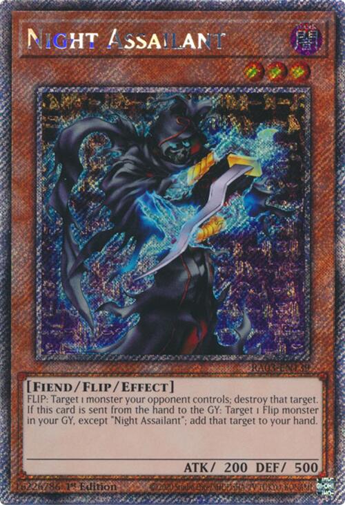 Night Assailant (Platinum Secret Rare) [RA03-EN139] Platinum Secret Rare | Exor Games Truro