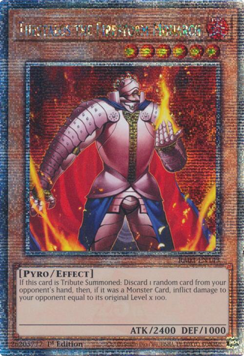 Thestalos the Firestorm Monarch (Quarter Century Secret Rare) [RA03-EN143] Quarter Century Secret Rare | Exor Games Truro