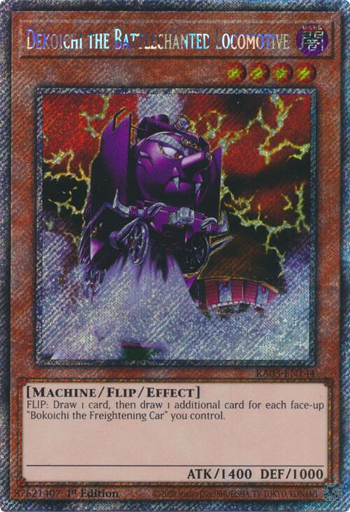 Dekoichi the Battlechanted Locomotive (Platinum Secret Rare) [RA03-EN144] Platinum Secret Rare | Exor Games Truro
