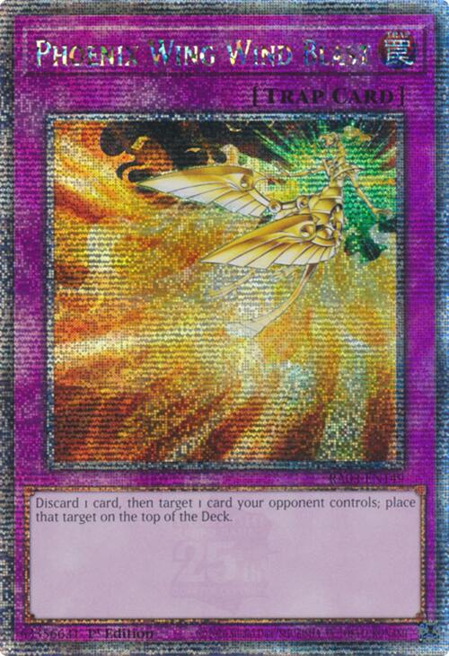 Phoenix Wing Wind Blast (Quarter Century Secret Rare) [RA03-EN149] Quarter Century Secret Rare | Exor Games Truro