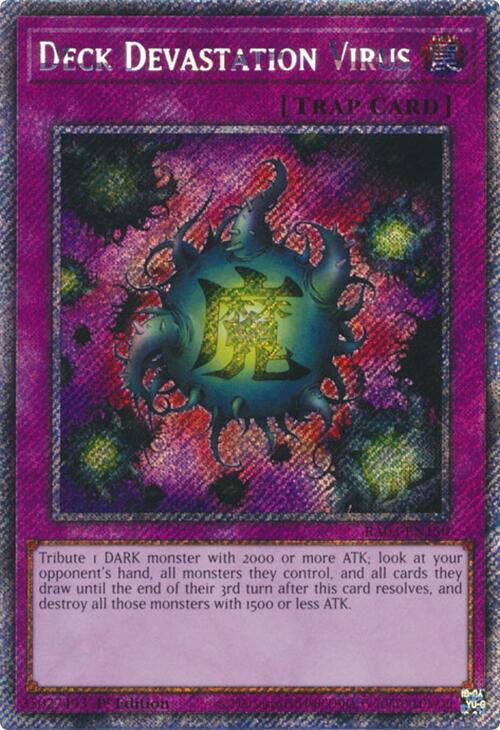 Deck Devastation Virus (Platinum Secret Rare) [RA03-EN150] Platinum Secret Rare | Exor Games Truro