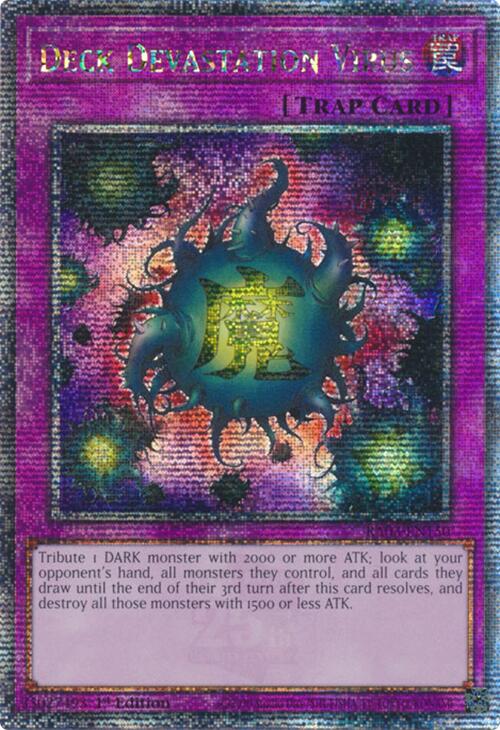 Deck Devastation Virus (Quarter Century Secret Rare) [RA03-EN150] Quarter Century Secret Rare | Exor Games Truro