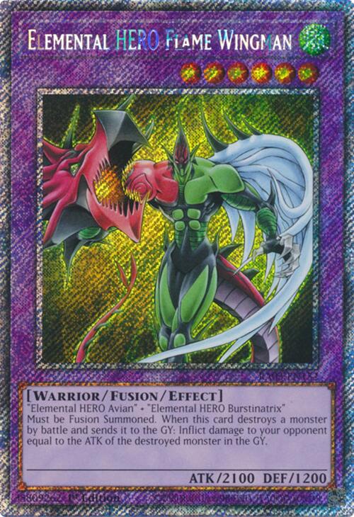 Elemental HERO Flame Wingman (Platinum Secret Rare) [RA03-EN152] Platinum Secret Rare | Exor Games Truro