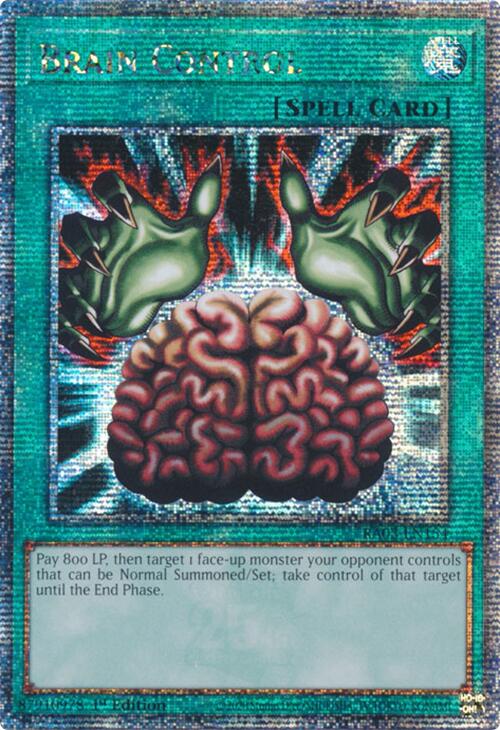 Brain Control (Quarter Century Secret Rare) [RA03-EN154] Quarter Century Secret Rare | Exor Games Truro