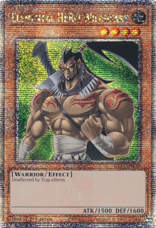 Elemental HERO Wildheart (Quarter Century Secret Rare) [RA03-EN157] Quarter Century Secret Rare | Exor Games Truro