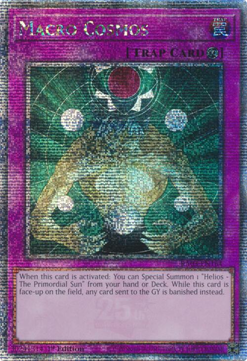 Macro Cosmos (Quarter Century Secret Rare) [RA03-EN164] Quarter Century Secret Rare | Exor Games Truro