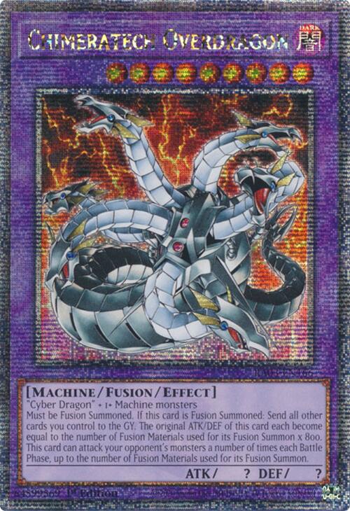 Chimeratech Overdragon (Quarter Century Secret Rare) [RA03-EN166] Quarter Century Secret Rare | Exor Games Truro
