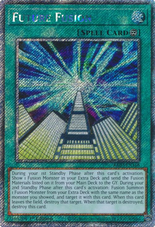 Future Fusion (Platinum Secret Rare) [RA03-EN168] Platinum Secret Rare | Exor Games Truro