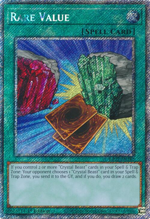 Rare Value (Platinum Secret Rare) [RA03-EN182] Platinum Secret Rare | Exor Games Truro