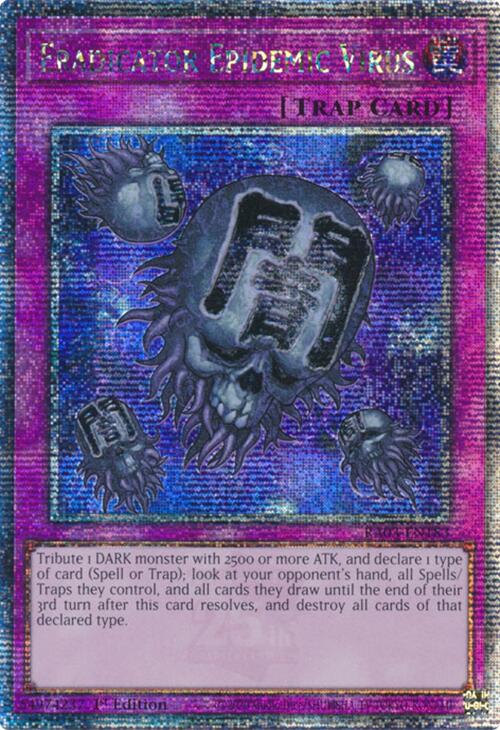 Eradicator Epidemic Virus (Quarter Century Secret Rare) [RA03-EN183] Quarter Century Secret Rare | Exor Games Truro
