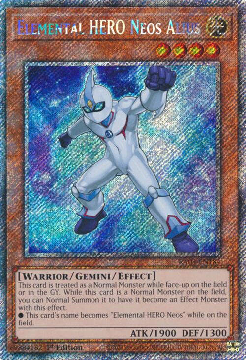 Elemental HERO Neos Alius (Platinum Secret Rare) [RA03-EN184] Platinum Secret Rare | Exor Games Truro