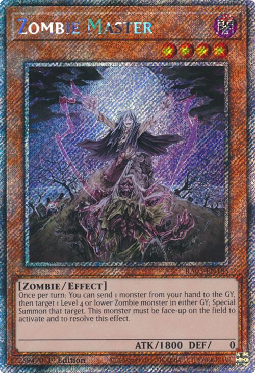 Zombie Master (Platinum Secret Rare) [RA03-EN185] Platinum Secret Rare | Exor Games Truro