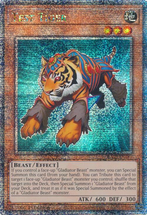 Test Tiger (Quarter Century Secret Rare) [RA03-EN189] Quarter Century Secret Rare | Exor Games Truro
